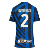 Maglia Calcio Inter Milan Denzel Dumfries #2 Prima Divisa Donna 2024-25 Manica Corta